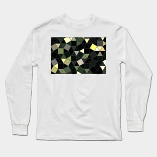 Hex Geo Pattern Long Sleeve T-Shirt